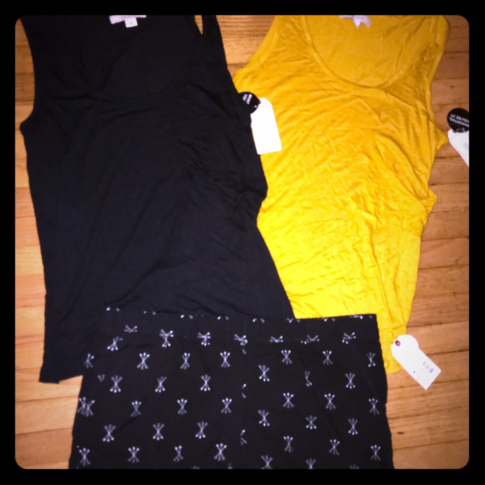 3piece Adam Levine Dressy Cami & Shorts Outfit LGE